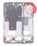 Carcasa Mijloc Mid-Frame Samsung Galaxy S22 5G (White) - imagine 4