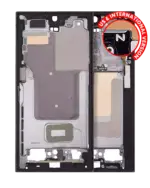 Carcasa Mijloc Mid-Frame Samsung Galaxy S24 Ultra 5G (Titanium Black) - imagine 4