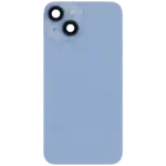 Capac Spate Sticla iPhone 14 Refurbished (Blue) - imagine 2