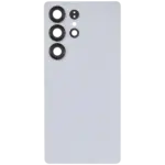 Capac Spate Sticla Samsung Galaxy S25 Ultra 5G OEM (No Logo) (Titanium Silver Blue) - imagine 2