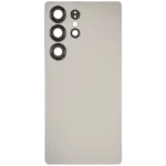 Capac Spate Sticla Samsung Galaxy S25 Ultra 5G OEM (No Logo) (Titanium Gray) - imagine 2