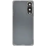 Capac Spate Sticla Samsung Galaxy S25 Edge Service Pack Original (No Logo) (Titanium Silver) - imagine 2