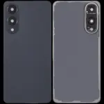 Capac Spate Sticla Samsung Galaxy S25 Edge Service Pack Original (No Logo) (Titanium Jetblack) - imagine 4