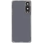 Capac Spate Sticla Samsung Galaxy S25 Edge Service Pack Original (No Logo) (Titanium Jetblack) - imagine 3