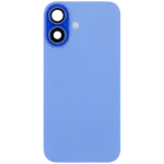 Capac Spate Sticla iPhone 16 Original (Ultramarine) - imagine 2