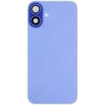 Capac Spate Sticla iPhone 16 Service Pack (Ultramarine) - imagine 2