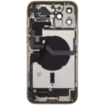 Carcasa Spate iPhone 12 Pro Max AMPlus (No Logo) (Gold) - imagine 3