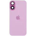 Capac Spate Sticla iPhone 16 Service Pack (Pink) - imagine 3