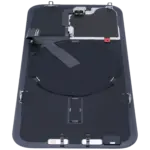 Capac Spate Sticla IPhone 15 Pro Original  (Blue Titanium) - imagine 3