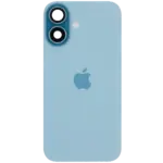 Capac Spate Sticla iPhone 16 Original (Teal) - imagine 2