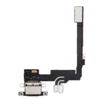 Cablu Flex Conector Incarcare Cu Placa iPhone 16 Pro Premium (Black)