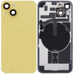 Capac Spate Sticla iPhone 14 Originala (Yellow)