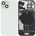Capac Spate Sticla iPhone 15 OEM (No Logo) (Green)