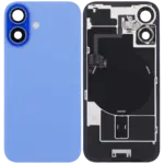 Capac Spate Sticla iPhone 16 Original (Ultramarine)