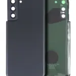 Capac Spate Sticla Samsung Galaxy Galaxy S21 5G (Fara Logo) (Phantom Gray)