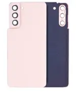 Capac Spate Sticla Samsung Galaxy Galaxy S21 5G Service Pack (Phantom Pink)