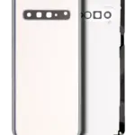 Capac Spate Sticla Samsung Galaxy S10 Service Pack Original (Crown Silver)