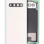 Capac Spate Sticla Samsung Galaxy S10 Service Pack Original (Prism White)