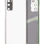 Capac Spate Sticla Samsung Galaxy S20 Service Pack Original (Cloud White)