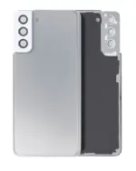 Capac Spate Sticla Samsung Galaxy S21 Plus OEM (No Logo) (Phantom Silver)