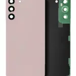 Capac Spate Sticla Samsung Galaxy S22 Plus Service Pack Original (Pink Gold)