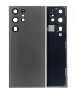 Capac Spate Sticla Samsung Galaxy S22 Ultra 5G OEM (No Logo) (Graphite)