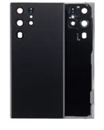 Capac Spate Sticla Samsung Galaxy S22 Ultra 5G OEM (No Logo) (Phantom Black)