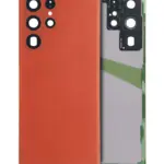 Capac Spate Sticla Samsung Galaxy S22 Ultra 5G OEM (No Logo) (Red)