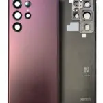 Capac Spate Sticla Samsung Galaxy S22 Ultra 5G Service Pack (Burgundy)