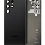 Capac Spate Sticla Samsung Galaxy S22 Ultra 5G Service Pack (Phantom Black)