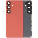 Capac Spate Sticla Samsung Galaxy S25 5G OEM (No Logo) (Coral Red)