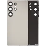 Capac Spate Sticla Samsung Galaxy S25 Ultra 5G OEM (No Logo) (Titanium Gray)