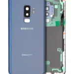 Capac Spate Sticla Samsung Galaxy S9 Plus Service Pack Original (Coral Blue)