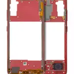 Carcasa Mijloc Mid-Frame Samsung Galaxy A41 (A415) OEM (Prism Crush Red)