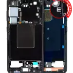 Carcasa Mijloc Mid-Frame Samsung Galaxy S24 5G Service Pack Original (Onyx Black)