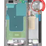 Carcasa Mijloc Mid-Frame Samsung Galaxy S24 Ultra 5G Service Pack Original (Titanium Grey)