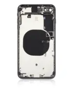 Carcasa Spate Sticla iPhone 8 Plus AMPlus (No Logo) (Space Gray) - imagine 3