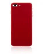 Capac Spate Sticla iPhone 8 Plus AMPlus (No Logo) (Red) - imagine 2