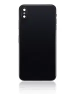 Capac Spate Sticla iPhone XS Max AMPlus (No Logo) (Space Gray) - imagine 3