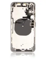 Carcasa Spate Sticla iPhone XS Max Pull B (Silver) - imagine 2