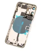 Carcasa Spate Sticla iPhone 11 Pro Pull A (Silver) - imagine 3