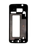 Carcasa Mijloc Samsung Galaxy S6 Edge Service Pack Original (Black Sapphire) - imagine 3