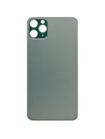 Capac Spate Sticla iPhone 11 Pro (No Logo) (Midnight Green) - imagine 2