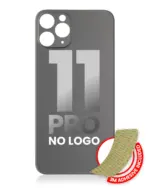 Capac Spate Sticla iPhone 11 Pro (No Logo) (Space Gray) - imagine 2