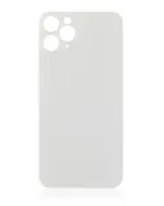 Capac Spate Sticla iPhone 11 Pro (No Logo) (Silver) - imagine 2
