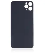 Capac Spate Sticla iPhone 11 Pro Max (No Logo) (Space Gray) - imagine 2