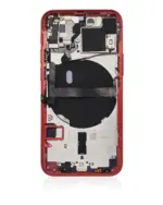 Capac Spate Sticla iPhone 13 Mini OEM (No Logo) (Red) - imagine 3