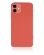 Capac Spate Sticla iPhone 12 OEM (No Logo) (Red) - imagine 2