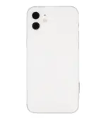 Capac Spate Sticla iPhone 12 OEM (No Logo) (White) - imagine 3
