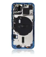 Capac Spate Sticla iPhone 13 Mini OEM (No Logo) (Blue) - imagine 3